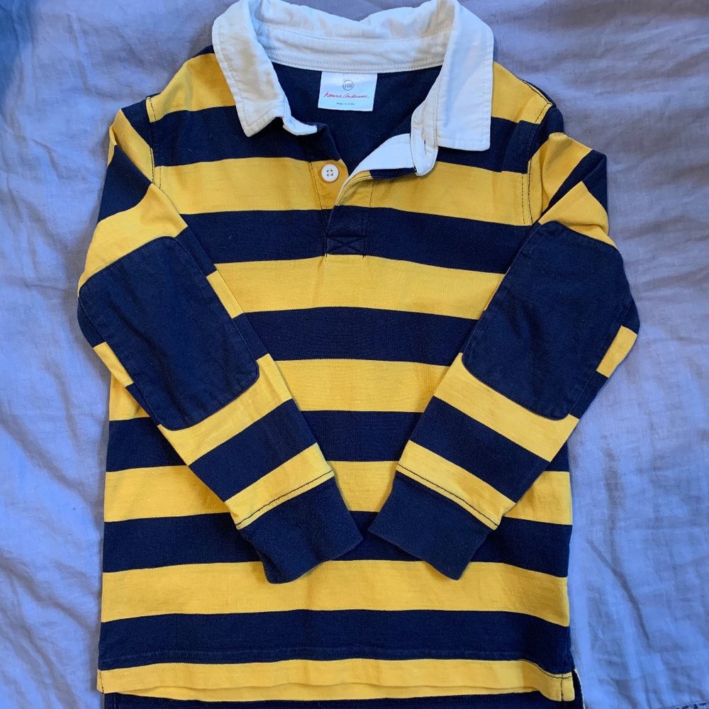 Hanna Andersson Rugby Shirt Sz 5 or 110